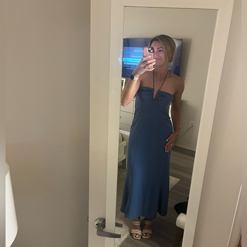 Abercrombie Halter Midi Dress
